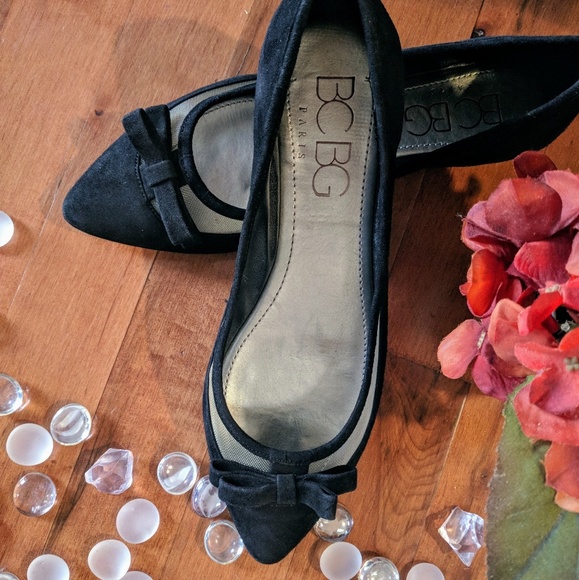 bcbg black flats